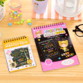 New Fashion Colorful Paper Sheet Scratch Art